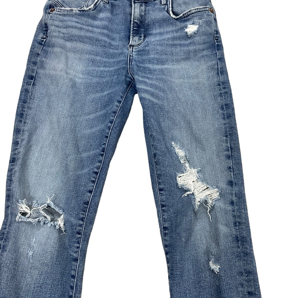 Agolde Sophie High Rise Skinny Crop distressed Jeans  27 Style A018-843 - Picture 4 of 11